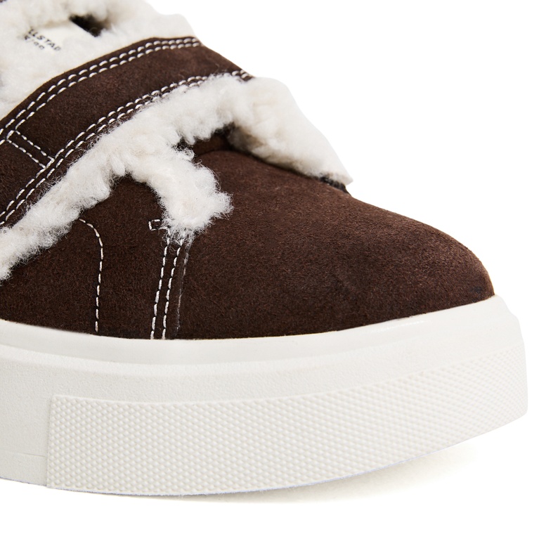Faux Shearling Sneakers "Rue"
